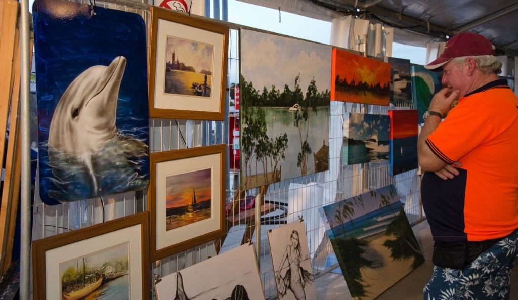 Nautical themed artworks will be auctioned at the Shipyard Party to raise funds for local not-for-profit groups © Gold Coast Marine Expo www.gcmarineexpo.com.au